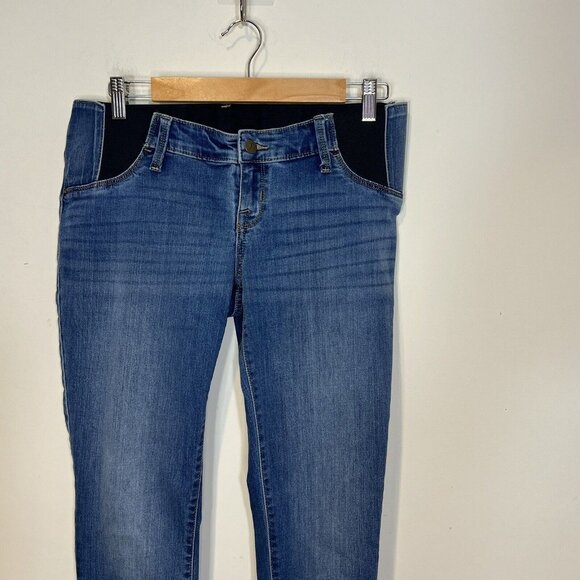 Isabel Under Belly Maternity Skinny Jeans Stretch Denim Pants Size 4 - Picture 3 of 9